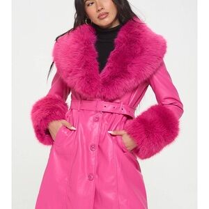 Coalition LA Vegan Fur Leather Jacket